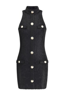baroque-short-dress-with-american-collar