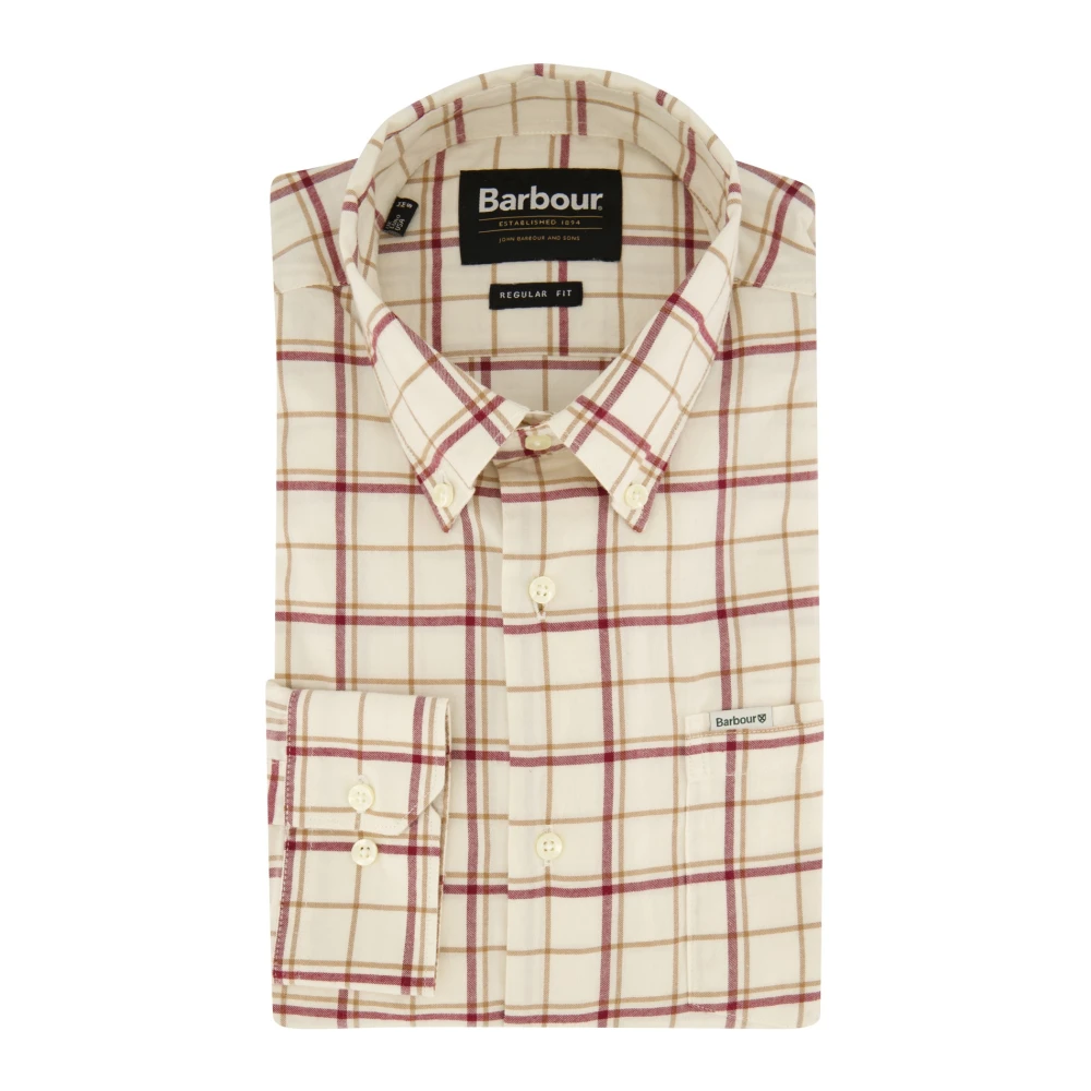 Barbour Casual Beige Overhemd Beige Heren