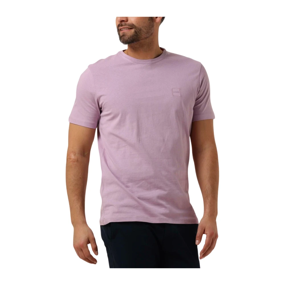 Hugo Boss Heren Polo T-shirts Tales Pink Heren