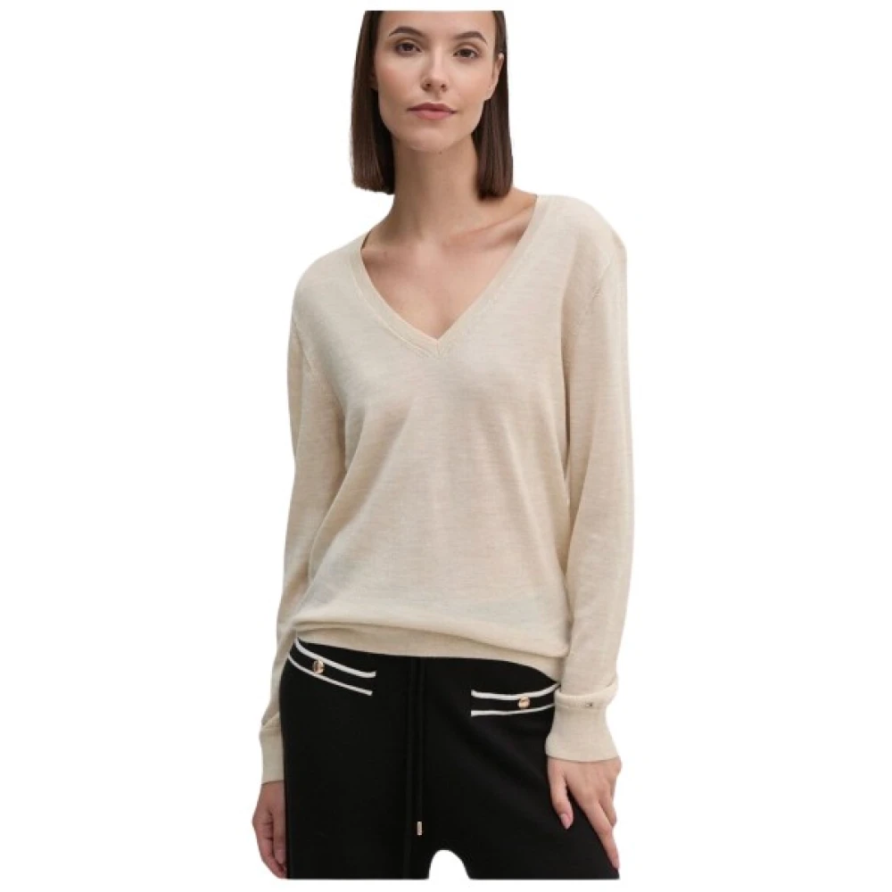 Knitwear > V-neck Knitwear - - Tommy Hilfiger - Modalova