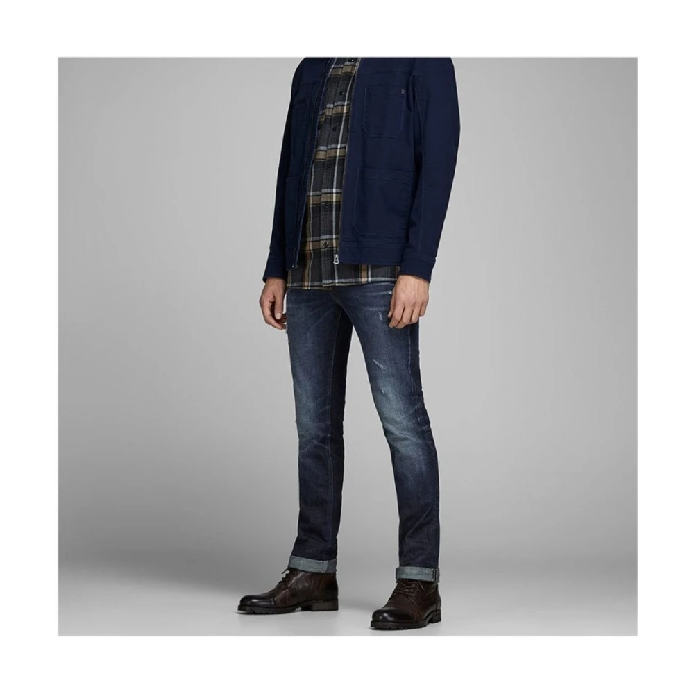 jack & jones Blauwe Skinny Jeans Blue Heren