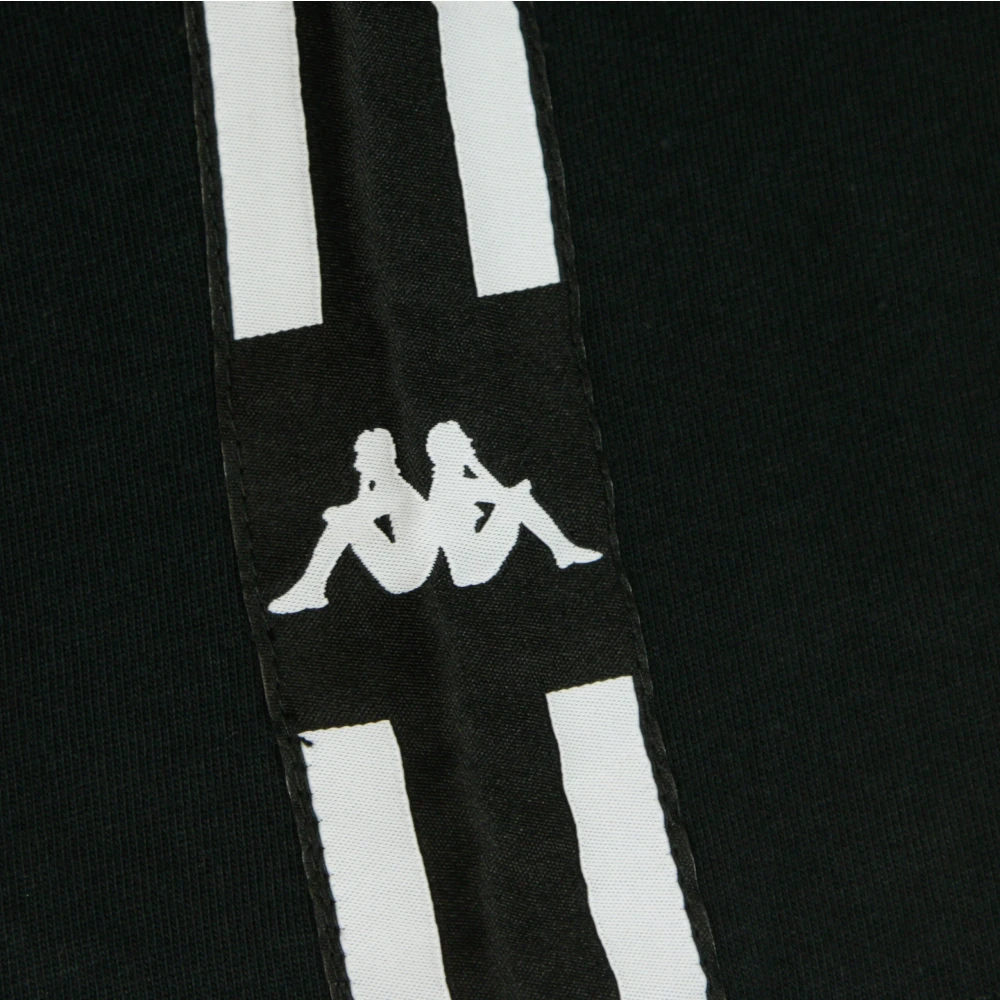 Kappa Klassiek Heren Zwart T-Shirt Black Heren