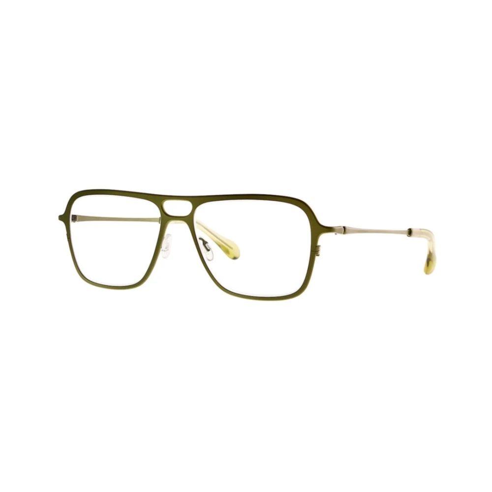 Theo Unisex Green Francium Sunglasses