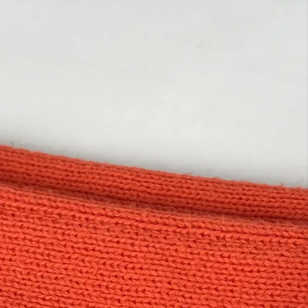 Louis Vuitton Vintage Pre-owned Cotton scarves Orange Dames