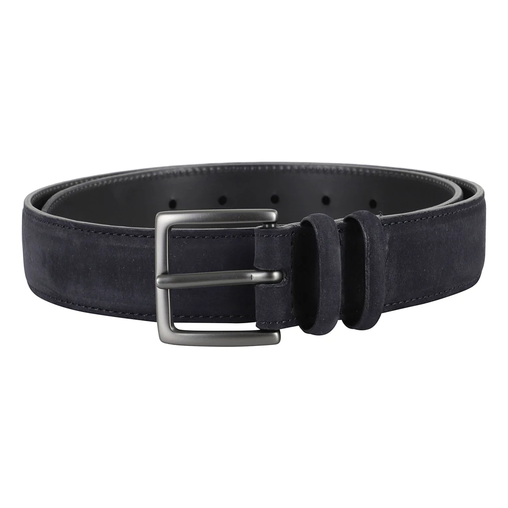 Orciani Mannelijk Zwart Accessoires Heren, 85 Cm, Leer, Cintura Classica Nabucco