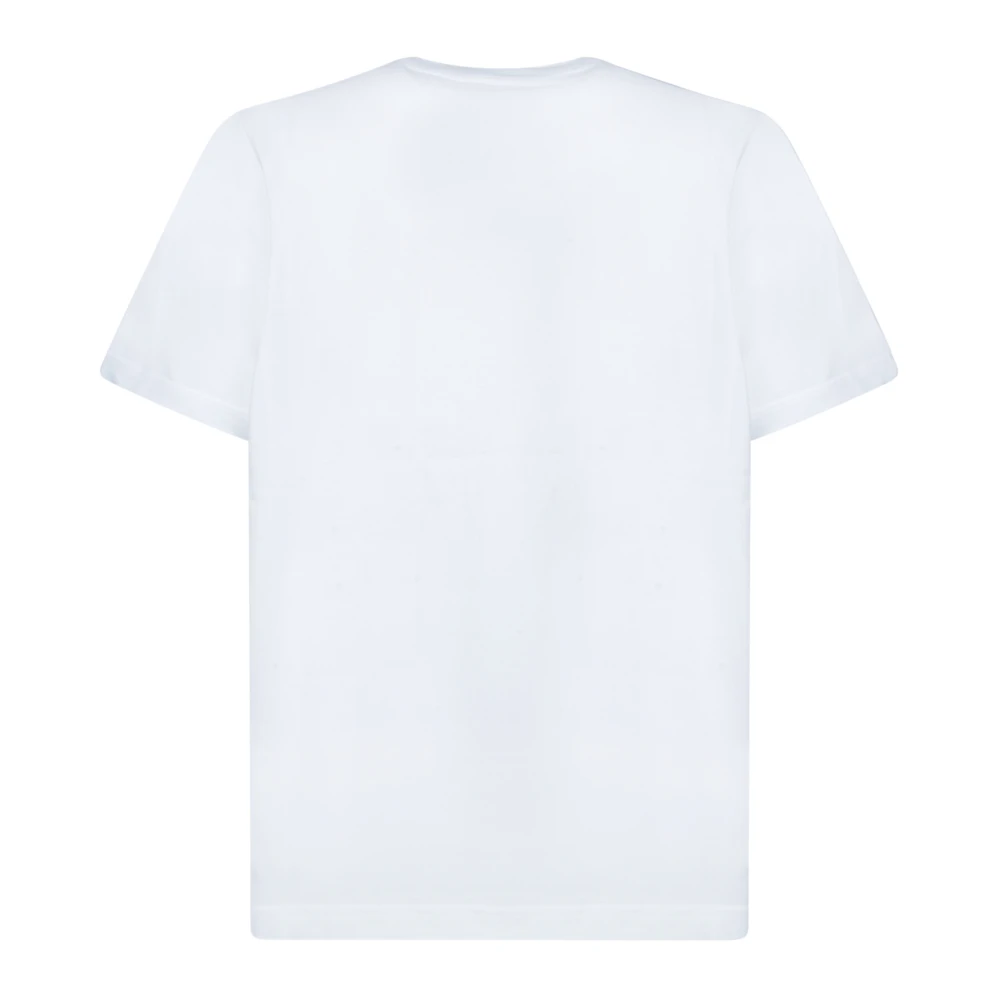 Casablanca Wit T-shirt met rood diamantlogo White Heren