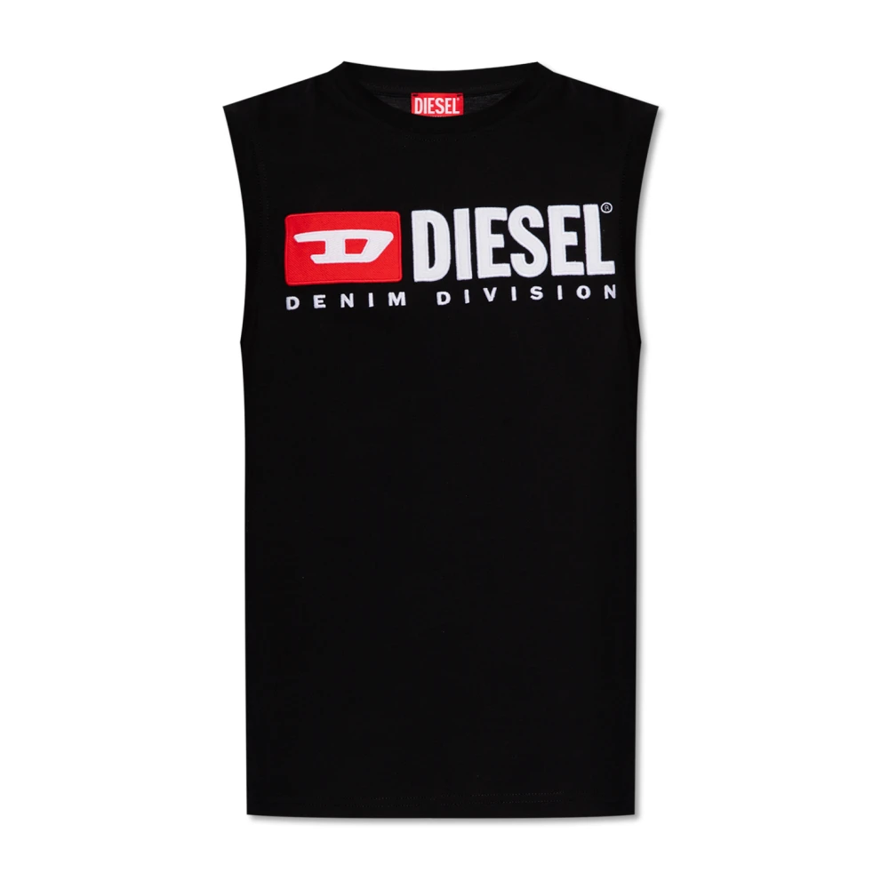 Diesel - Camiseta Sin Mangas T-Isco-Div - Tops - Hombre - Negro - L