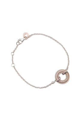 Cerchio Con Logo E Pavé Bracelet