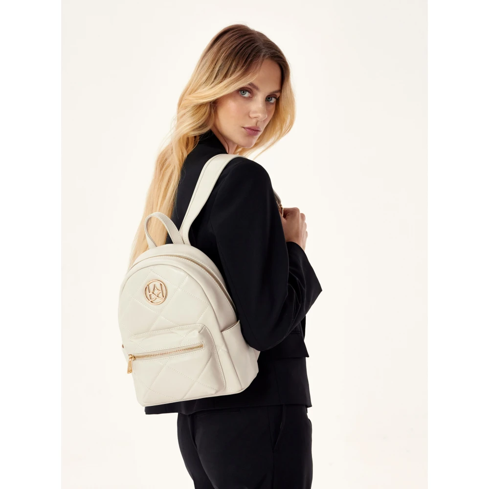 Kazar Gewatteerde rugzak in casual stijl Beige Dames