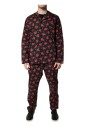 ensemble-de-pyjama-en-coton-imprime-floral-noir