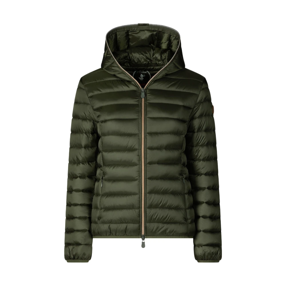 Save The Duck Women's Green Winter Jackets, 3XL, Quilted Jacket Aw25