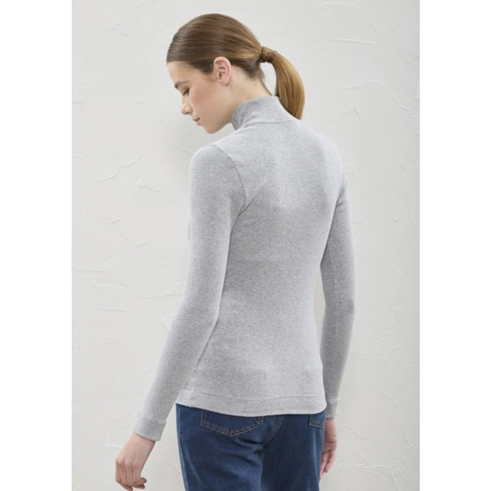 PESERICO S06851J0 05669 976 Trui S06851J0 Gray Dames
