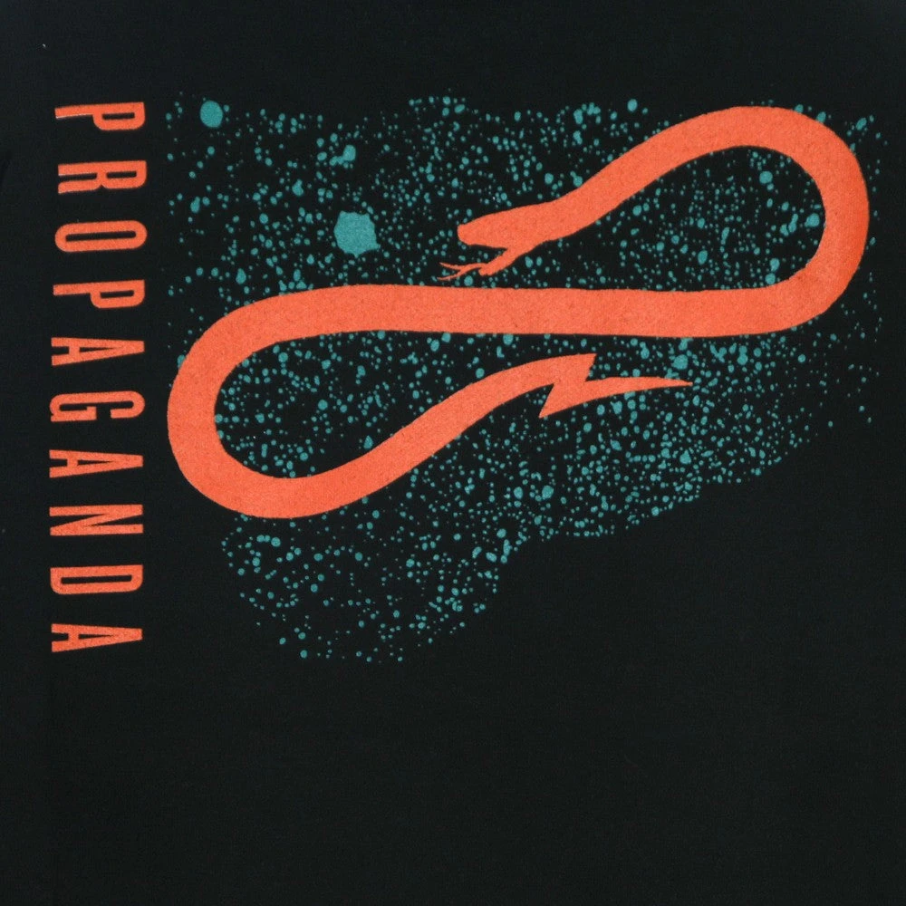 Propaganda Zwarte Crewneck Sweatshirt met Logo Print Black Heren