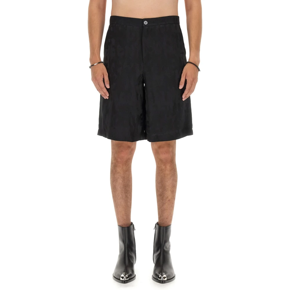 Alexander mcqueen Casual Bermuda Shorts Black Heren