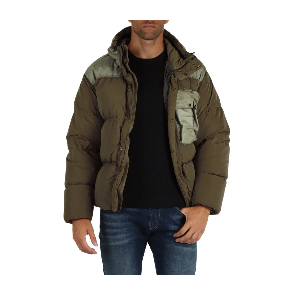 C.P. Company Gewatteerde ECO Chrome Jas E Mixed Green Heren