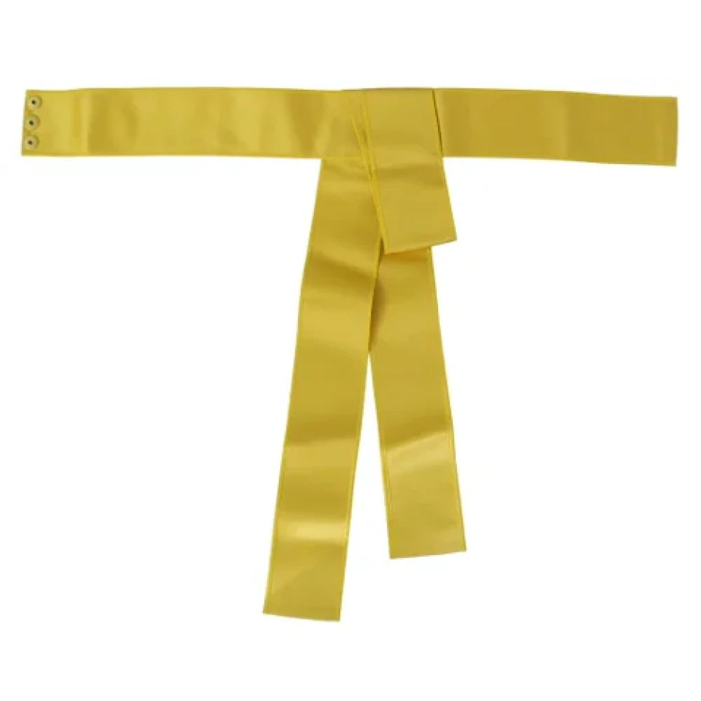 Dolce & Gabbana Pre-owned Fabric belts Yellow Dames