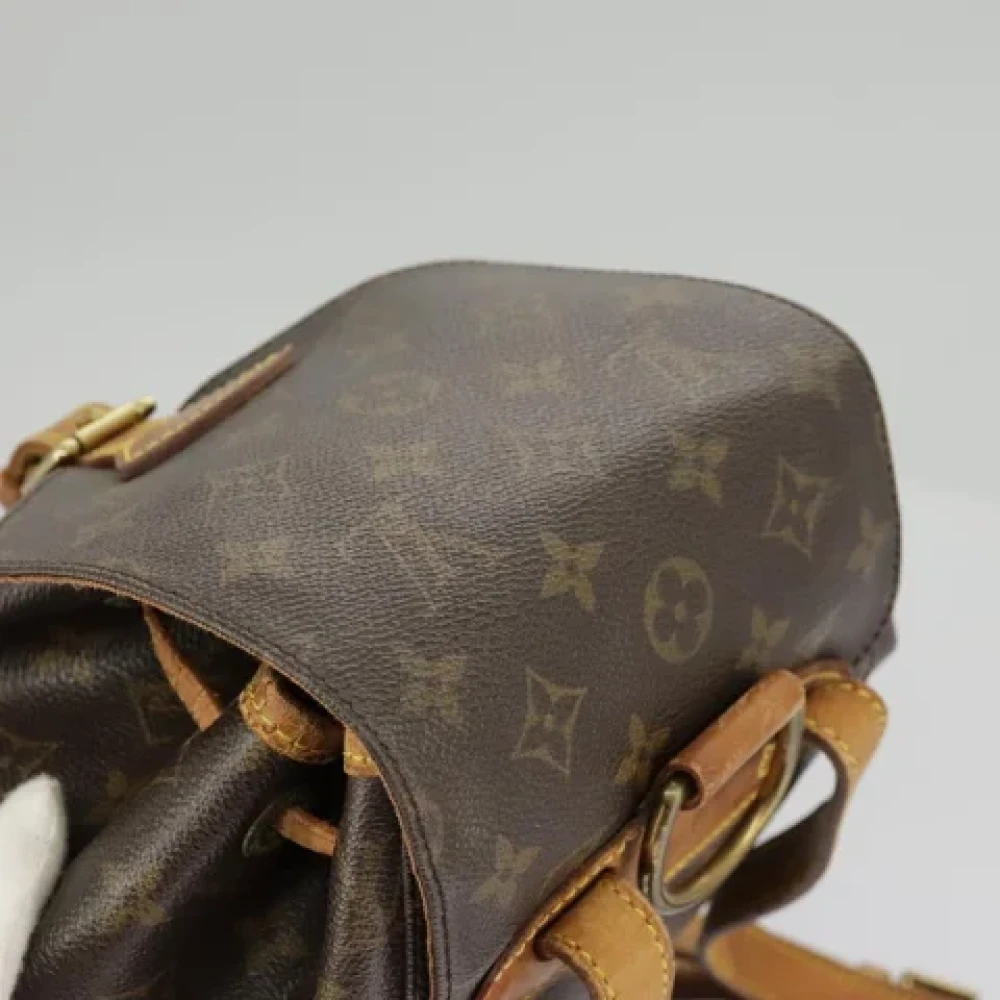 Louis Vuitton Vintage Pre-owned Canvas backpacks Brown Dames