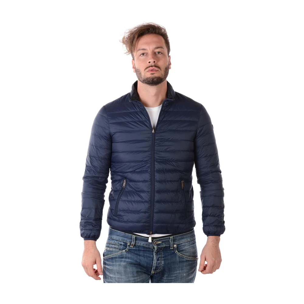 Emporio Armani Men's Blue Bomber Jacket - Winter Jackets - L - Jackets