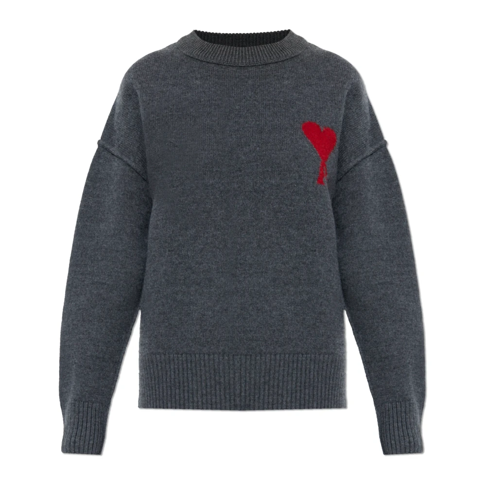 Ami Paris Donna Grigio Maglie, S, New,