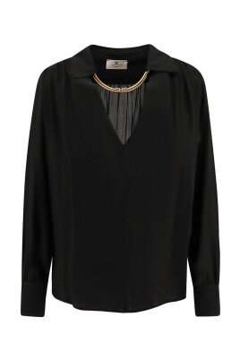 metal-detail-v-neck-shirt