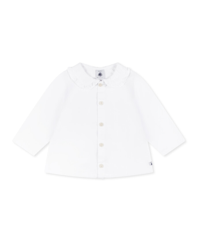 white-cotton-piquet-shirt-with-ruffles