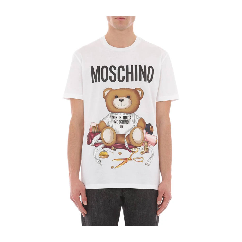 Moschino Teddy Bear T-shirt White Heren
