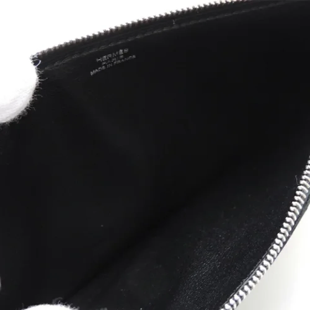 Hermès Vintage Pre-owned Fabric clutches Black Dames