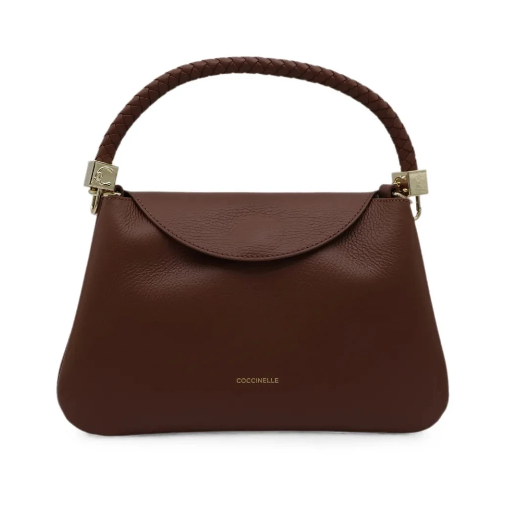 Coccinelle Donna Marrone - Borsa In Pelle Granata - Bags - One Size