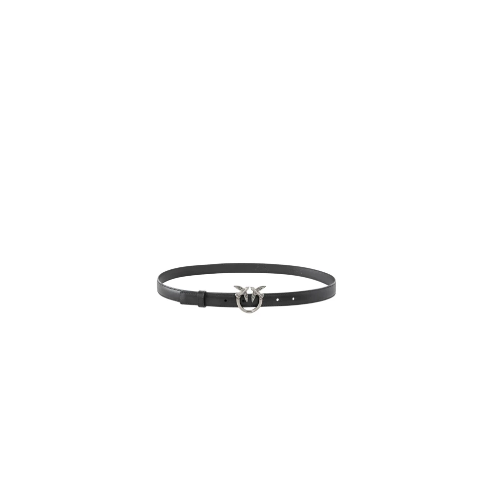 Pinko Women's Black Belts, L, Love Berry H2 Belt