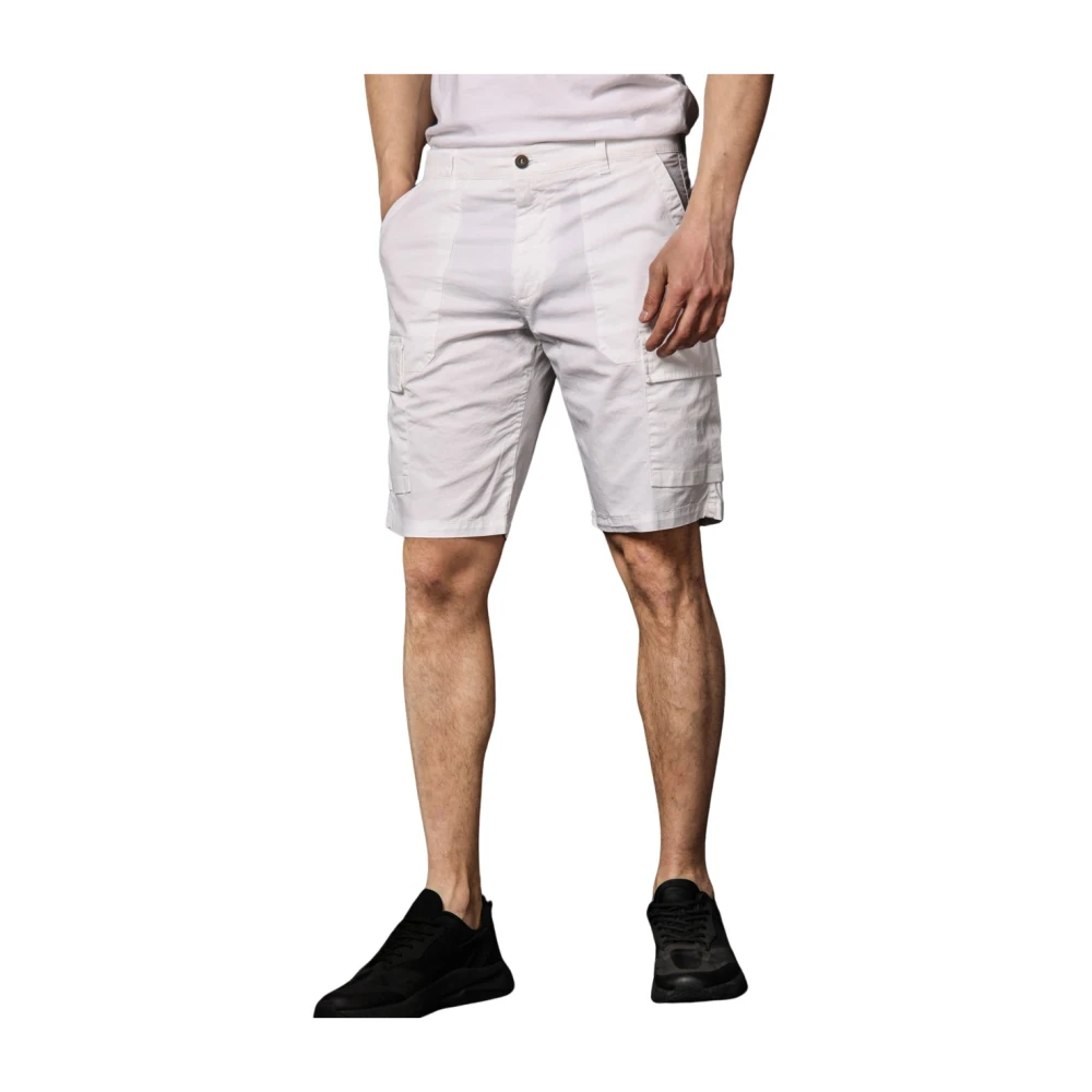 Mason's Cargo Bermuda Shorts Limited Edition White Heren