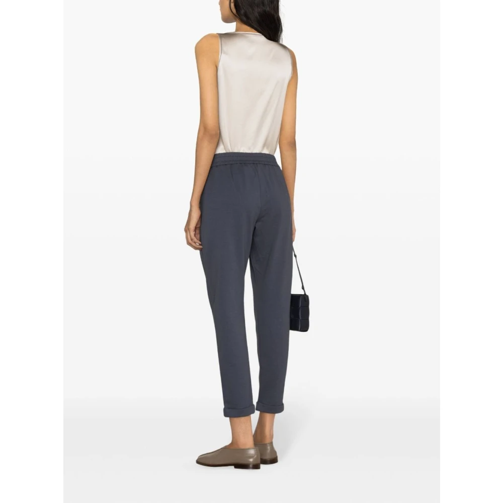 BRUNELLO CUCINELLI Cropped Trousers Blue Dames