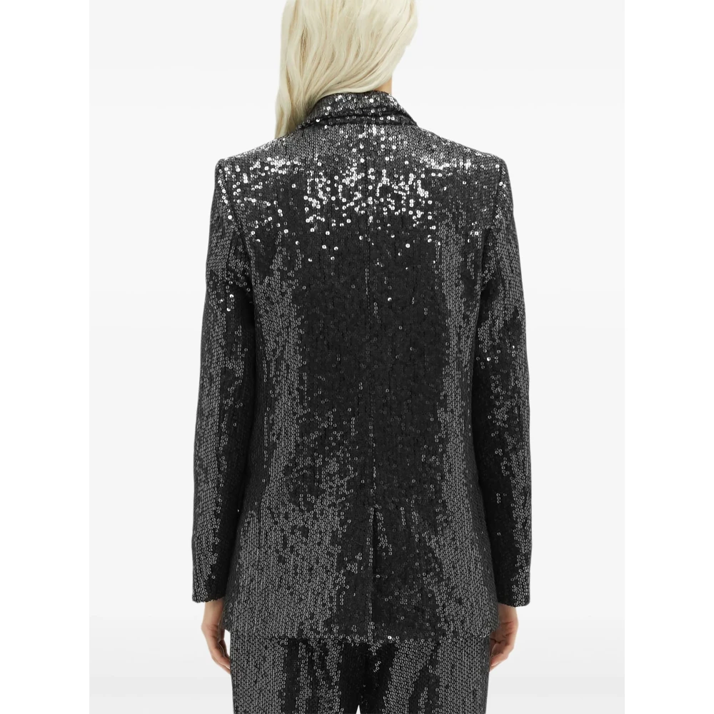 Msgm Stijlvolle Jas voor Mannen en Vrouwen Black Dames