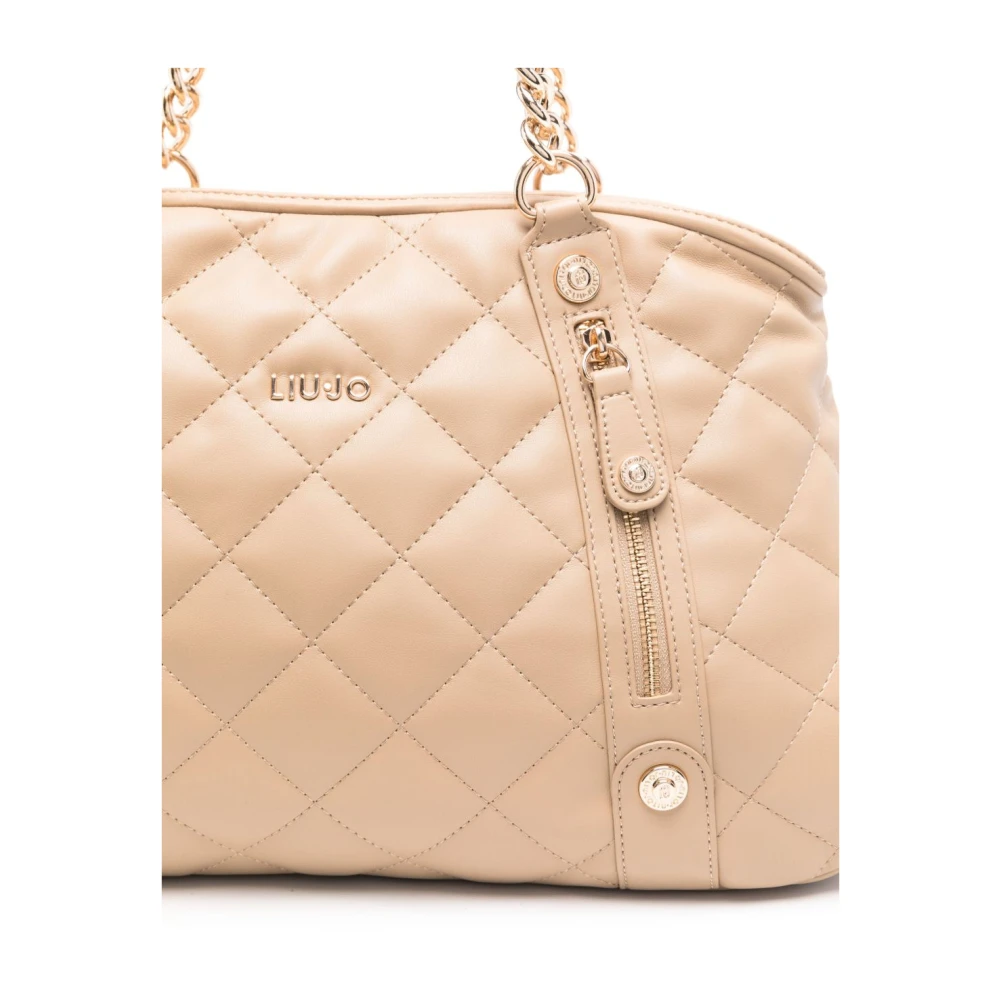 Liu Jo Kameel Shopper Tas Beige Dames