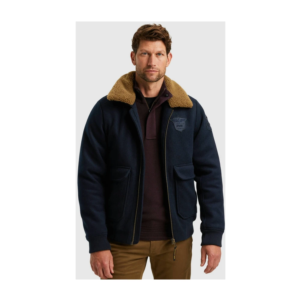 PME Legend Vluchtjack Yetlock Dense Wool Blue Heren