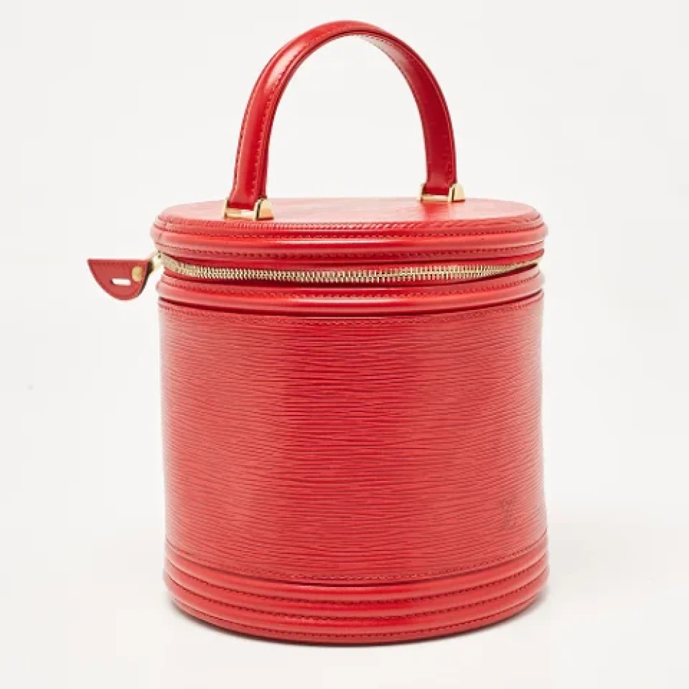 Louis Vuitton Vintage Pre-owned Leather handbags Red Dames