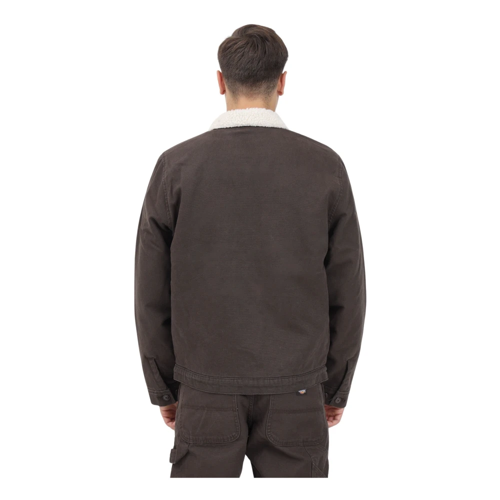 Dickies Canvas Duck Jack Bruin Heren Werkkleding Brown Heren
