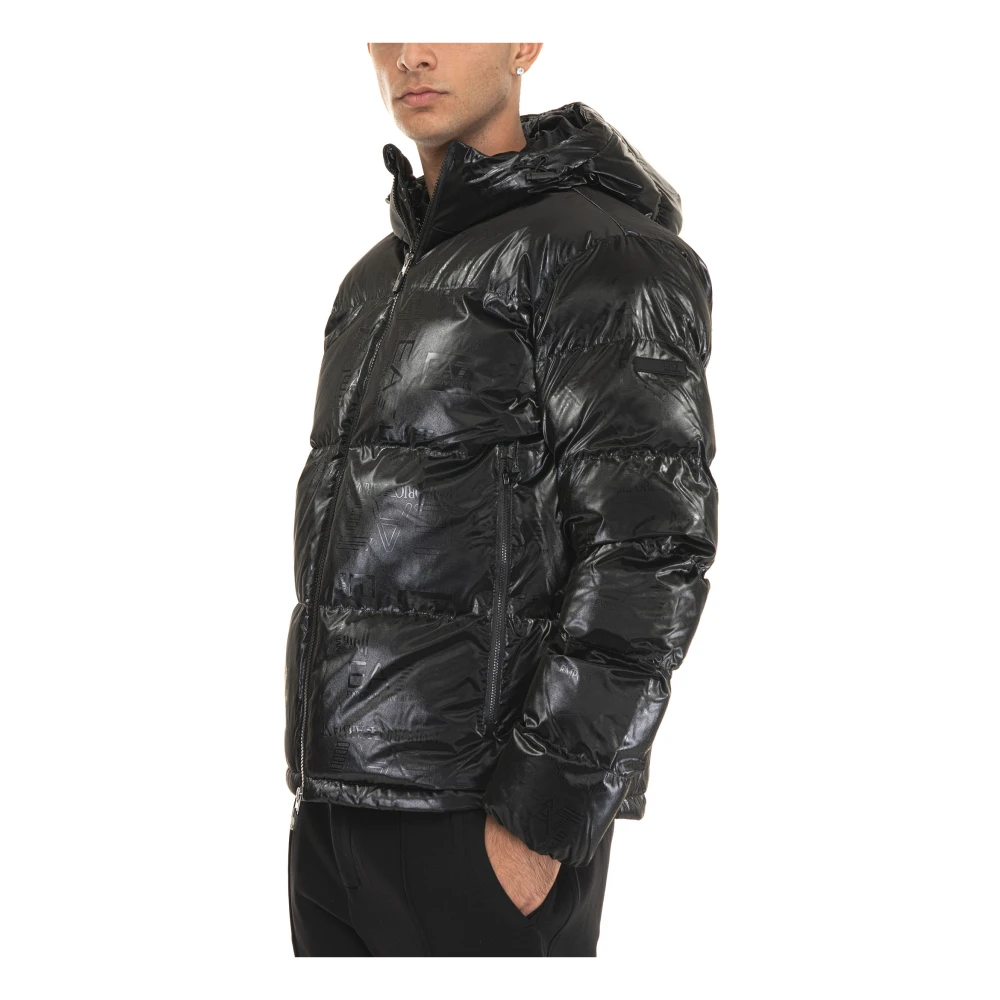 Emporio Armani EA7 Pufferjas voor Heren Black Heren
