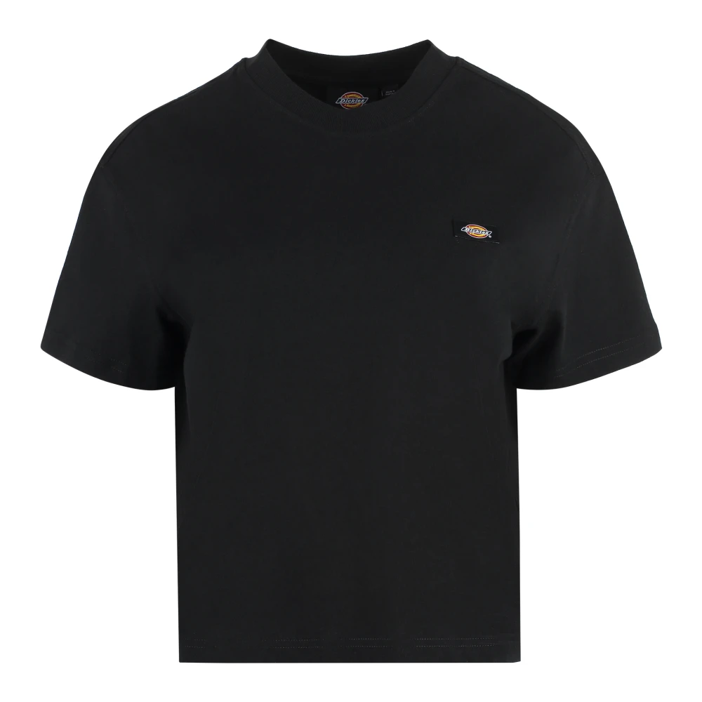 Dickies Katoenen Crew-Neck T-Shirt Black Dames