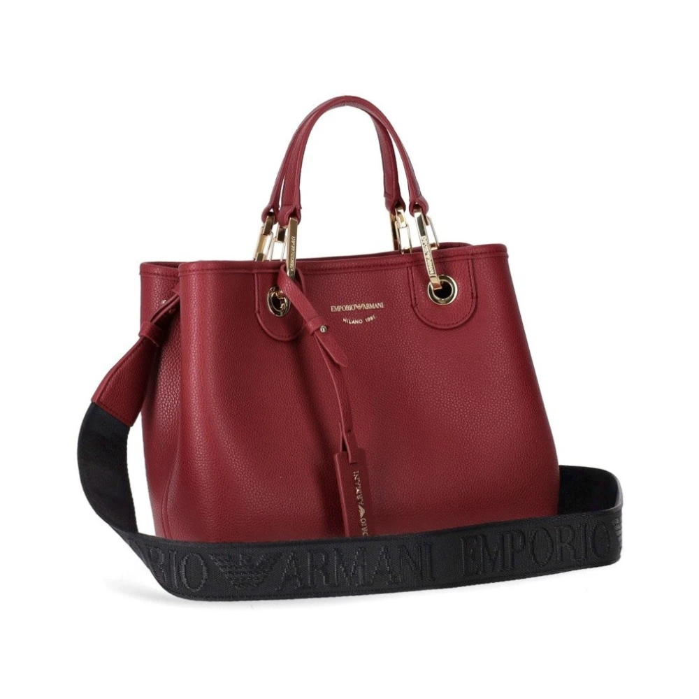 Emporio Armani Bordeaux MyEA Shopper Red Dames