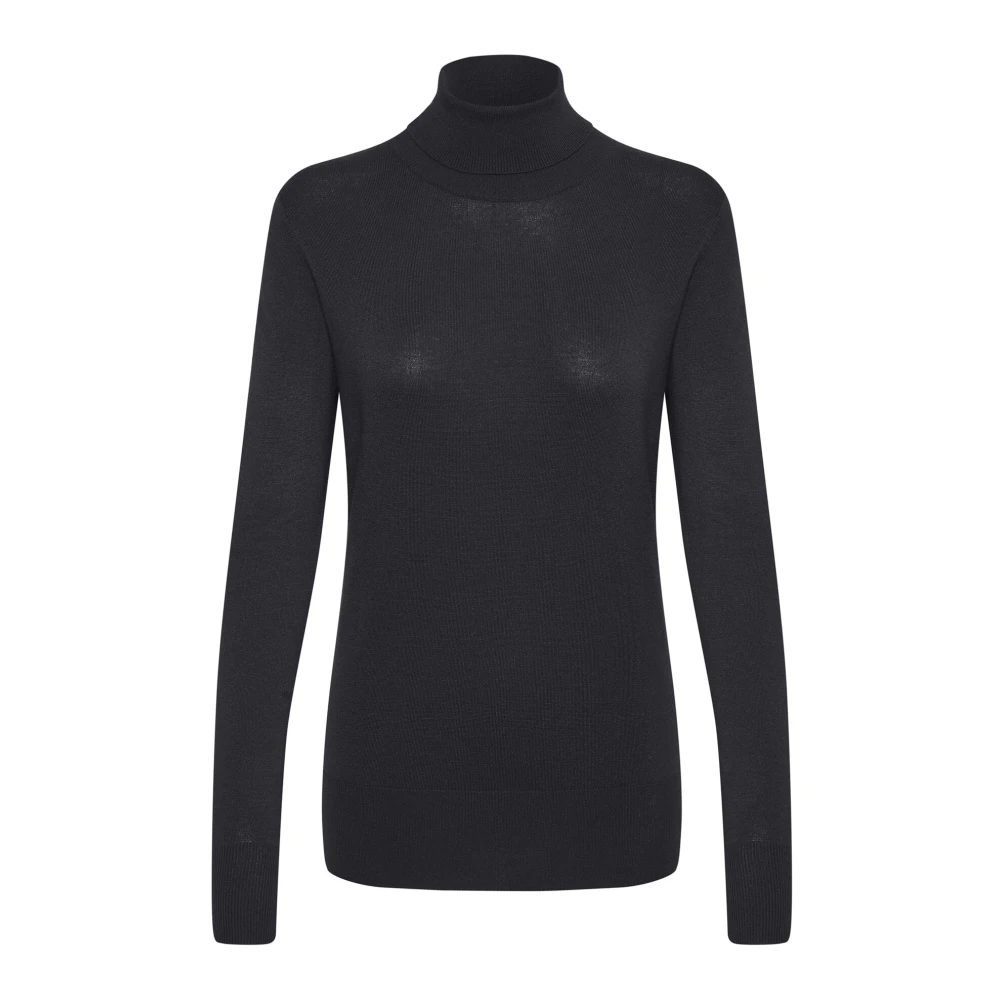 Kaffe Astrid Roll Neck Coltrui Black Dames