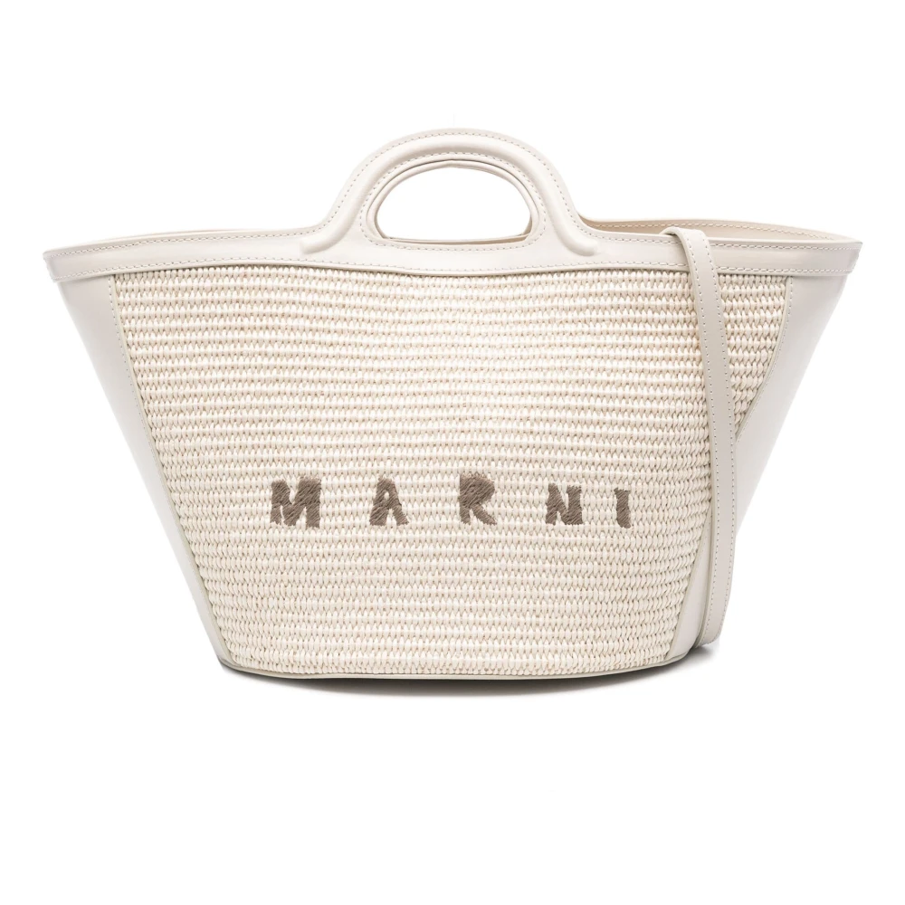 Marni Tropicalia Zomer Tas in Wit White Dames