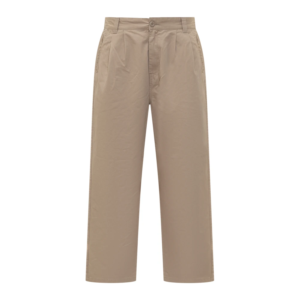Carhartt WIP Straight Casual Broek Beige Heren