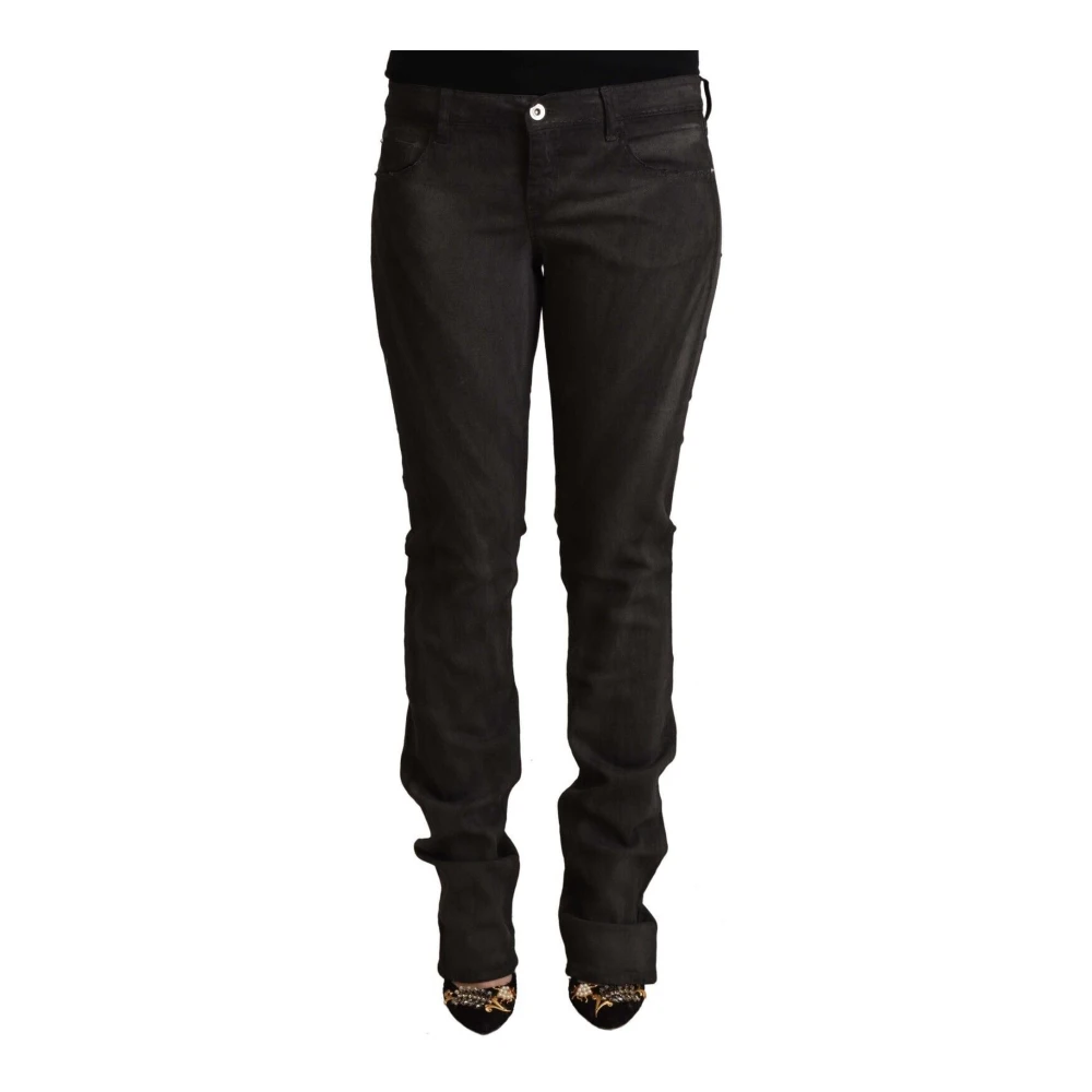 Costume National Donna Nero Pantaloni, W32, New,