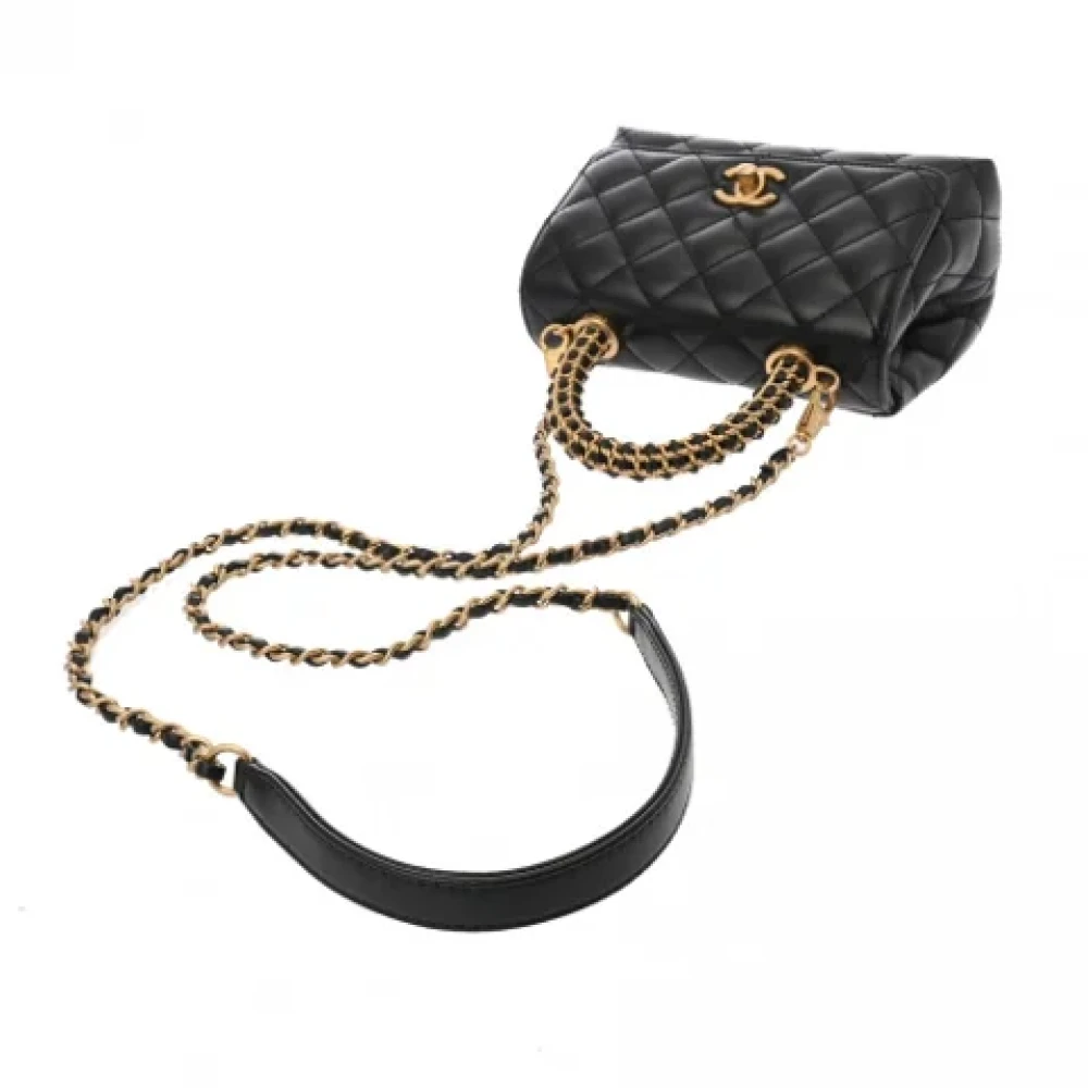 Chanel Vintage Pre-owned Fabric chanel-bags Black Dames