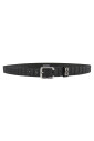 ceinture-en-cuir-tresse-noir