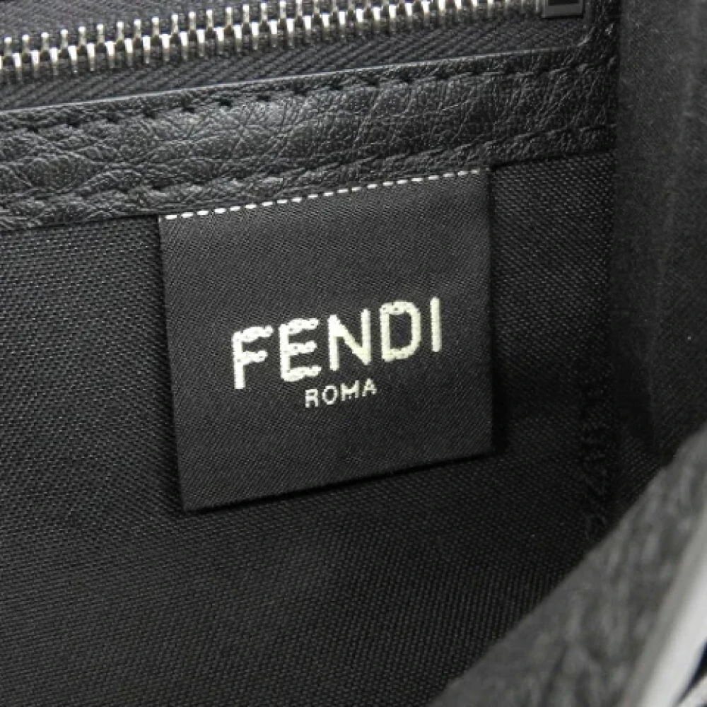 Fendi Vintage Pre-owned Leather wallets Black Dames