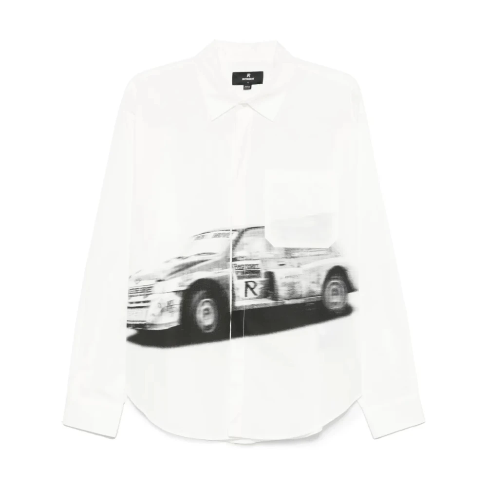 Represent Raceway Shirt Off White Heren