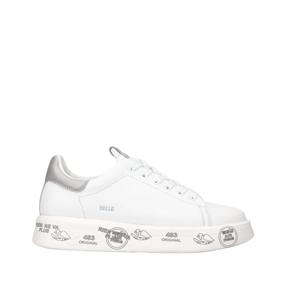 Premiata Women's White Belle 7447K Sneaker - Sneakers - 6 Uk - Shoes