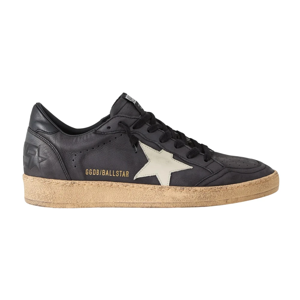Golden Goose Men's Brown Sneakers, 11 Uk, Ball Star Trainers