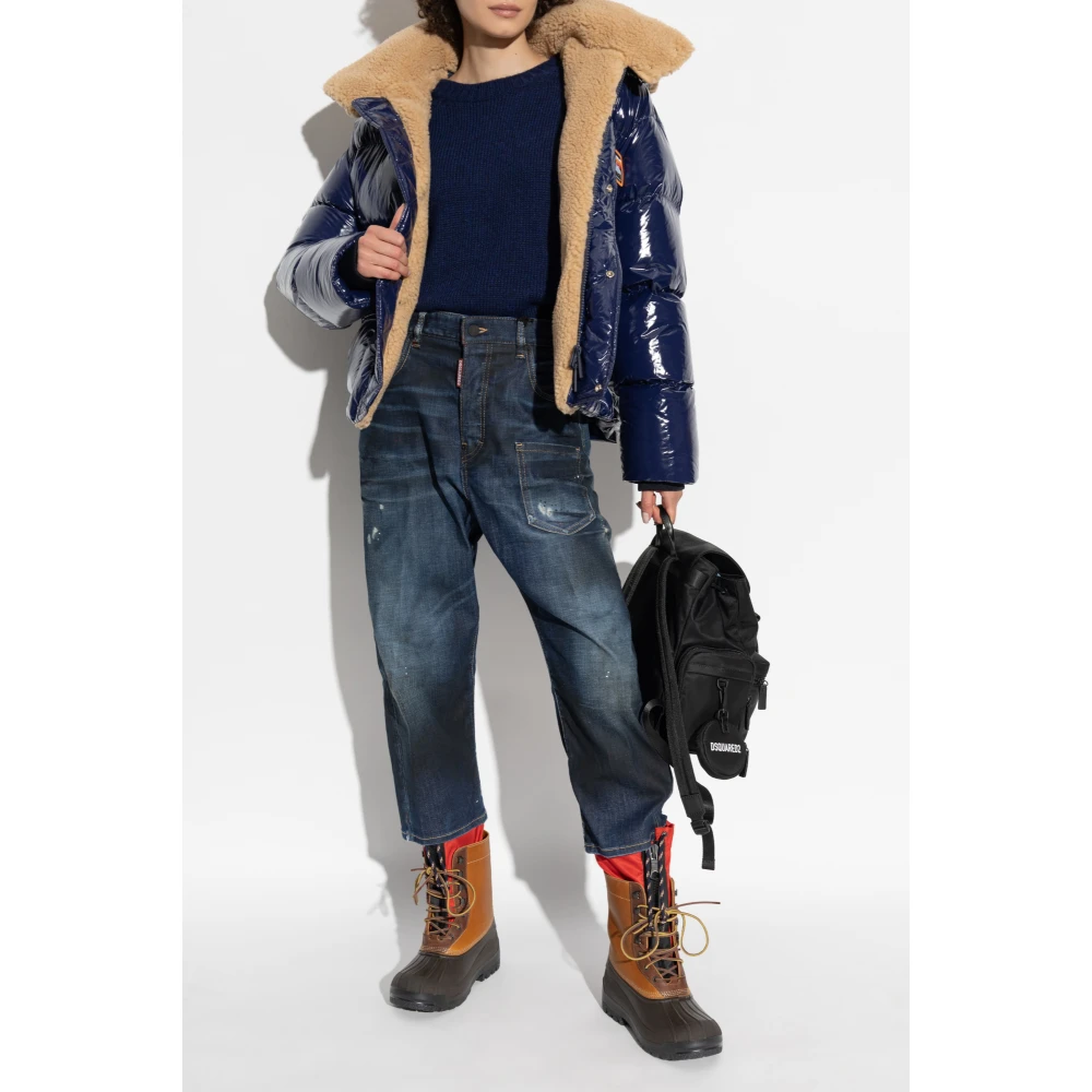 Dsquared2 Wollen trui Blue Dames